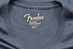 Lucky Brand Men’s Fender Rock Hand Blue Short Sleeve Crew Neck Size 3XLT NEW