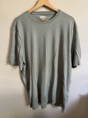 Kirkland Signature Mens Pima Cotton Slub Tee 2XL Olive Shade Green Crew SS