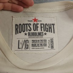 Roots Of Fight Ali T Shirt Mens Large Made In USA SEE DESCRIPTION