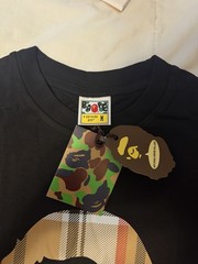 A Bathing Ape BAPE Men’s M Black Graphic Logo Crew Neck Short Sleeve T-Shirt