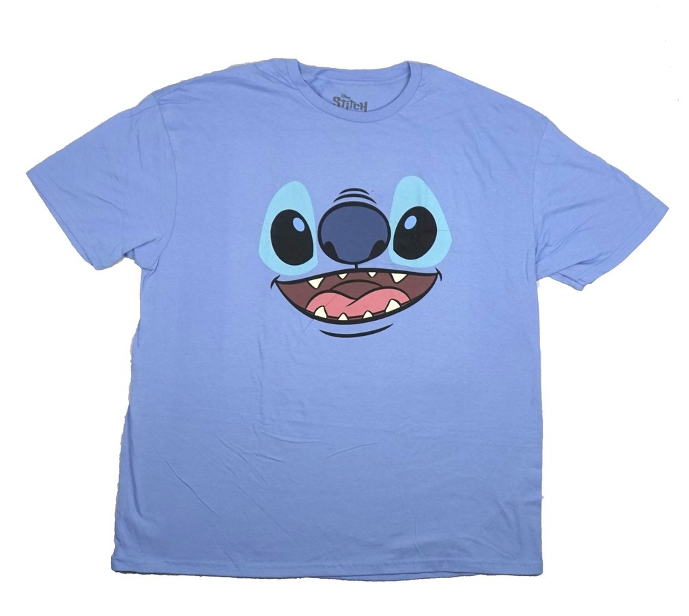 Lilo & Stitch Disney Mesn T-Shirt – Giant Face Image