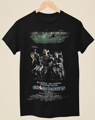 Ghostbusters – Movie Poster Inspired Unisex Black T-Shirt