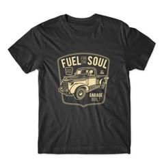 Fuel for the Soul Tshirt. Cassic Car Shirt Premium Cotton Tee NEW