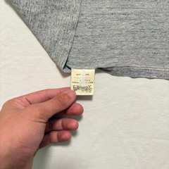 Whitesville Tubular Quali-T Heavyweight Short Sleeve Cotton T-Shirt Men’s L Gray