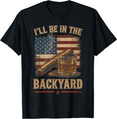 I’ll Be in The Backyard Vintage US UNISEX T-Shirt,Father’s day Gift, Gildan 5000