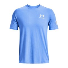 Under Armour 1370816 Men’s UA Freedom Flag Camo T-Shirt, Carolina Blue 3X, Large