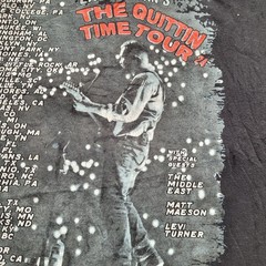 Zach Bryan’s “The Quittin Time Tour” 2024 Black T-Shirt Men’s (Size 2XL)