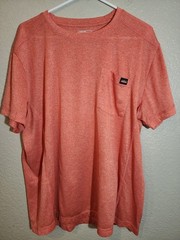Dickies Men’s T-Shirt, Size XL, Orange, Breathable, Short Sleeve, Easy Care