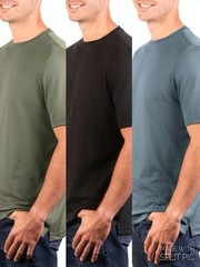 Kirkland Signature Men’s Lot of (3) 100% Pima Tee Pick Your Size & Color NWT