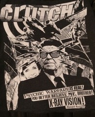 CLUTCH BAND PSYCHIC WARFARE Shirt Short Sleeve Black Unisex S-5XL