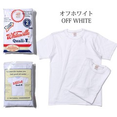 WHITESVILLE T-SHIRT WV73544 2-PACK White Toyo Size XL Men
