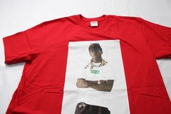 Supreme x Tyler The Creator Adults’ Photograph Graphic T-Shirt NC3 Red Medium