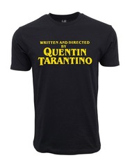 WRITTEN AND DIRECTED BY QUENTIN TARANTINO T SHIRT