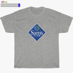 New Sam’s Club Wholesale Grocery Logo Black/White/Grey/Navy T-Shirt Size S-5XL