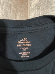 Halloween Celebrate It Black T-shirt XXL 18 Pumpkin Jack-O-Lantern Adult/Teen