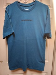 MENS SIZE XL, WHITE, THE NORTH FACE T-SHIRT, COTTON/POLYSTER, PRE-OWNED