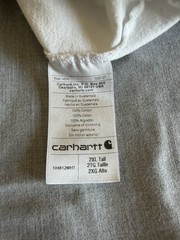 Vintage Carhartt Y2K Graphic Pocket T Shirt 2XL Tall Made In Guatemala