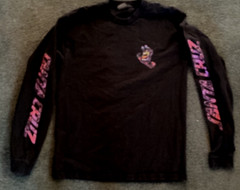 santa cruz t shirt long sleeve black xl