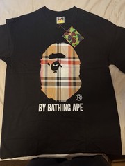 A Bathing Ape BAPE Men’s M Black Graphic Logo Crew Neck Short Sleeve T-Shirt