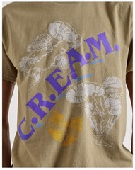 2025 Olive Green Purple WU-TANG CLAN C.R.E.A.M. TEE
