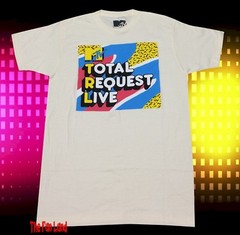 New MTV TRL Total Request Live 1998 Logo Mens Vintage Classic T-Shirt