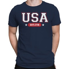 USA EST.1776 Patriotic Men’s T-shirt