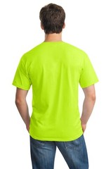 Hi Vis T-Shirt Work Safety Green GILDAN Short-Sleeve 12 Pack Safety Shirts