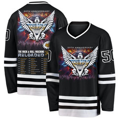 50th ANNIVERSARY Triumph band tour date Hockey Jersey All sizes XX1126