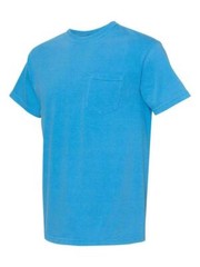 COMFORT COLORS 6030 Adult Pocket Tee – 3 First Quality Shirts – Assorted Colors