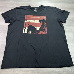 Cody James Shirt Mens 2XL Black Skull Cowboy Horse Flag Graphic Tee Western
