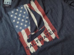 NWT, IZOD Men’s Saltwater Short Sleeve Cotton Blend Graphic T-Shirt