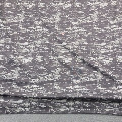 Columbia Shirt Mens Extra Large Gray Digital Camo Fish Print Moisture Wicking