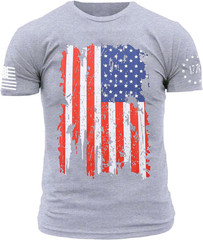 USA Flag American Red White Blue Star Stripes Patriotic T-Shirt with many Size