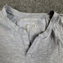 Banana Republic Quick Dry Shirt Men L Blue Breathable Athletic Minimalist Tee