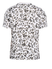 $49.50 Perry Ellis Men’s, Floral Print Crew Neck Tee, White/Black, S