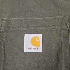 Lot Of 2 Carhartt Relaxed Fit Mens Pocket Tshirts Small Gray Black Short Sleeve