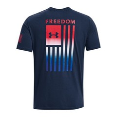 Under Armour 1377056 Men’s UA Freedom Flag Gradient T-Shirt, Academy, 3X-Large