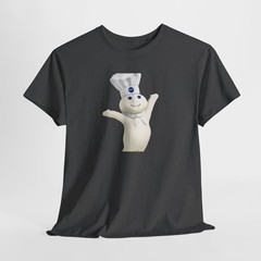 Mascot Doughboy T-Shirt, Poppin Fresh Tee, Gildan Heavy Cotton Shirt, Unisex