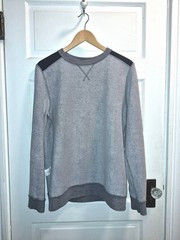 A.P.C APC Mesn Sweatshirt w/Velour Shoulders