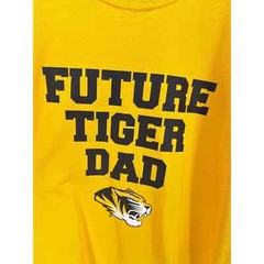 University Of Missouri T-Shirt Men’s Large Gold Future Tiger Dad Mizzou Tigers