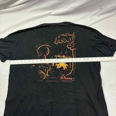 Dravus Co. Mens Graphic T-Shirt Black Yellow Crew XL Heading Nowhere