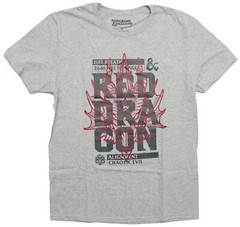 Dungeons & Dragons Mesn T-shirt – Red Dragon Alignment Chaotic Evil
