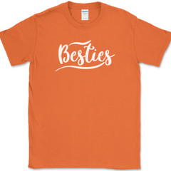 Besties T-Shirt Funny Humor Group Best Friends Forever Novelty Text Tee