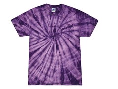 Tie Dye T-Shirts Multi-Color Kids & Adult 100% Cotton Colortone