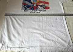 Disney Store Donald Duck Highly Spirited USA Flag Graphic T-Shirt Men’s XL NWT