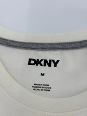 DKNY T-Shirt Mens Medium Tofu Box Logo Designer Crewneck Tee Cotton Retro Y2K
