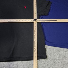 Polo Ralph Lauren Mens S/M 2pk T-Shirt Black Navy Blue Embroidered Pony Logo