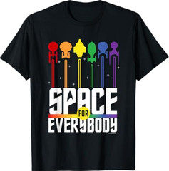 Star Trek Pride Space for Everybody Officially Licensed T-Shirt