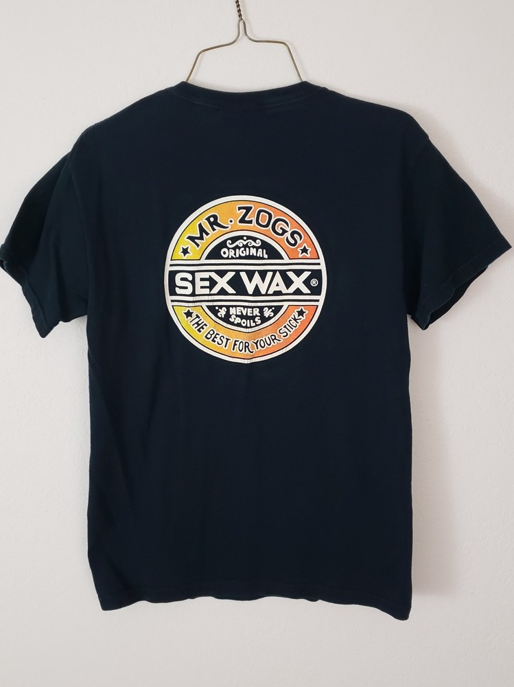 Vtg Mr Zog’s Original Sex Wax Shirt Small Surfboard