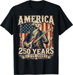 250 Years Patriotic George Washington 250th Anniversary T-Shirt
